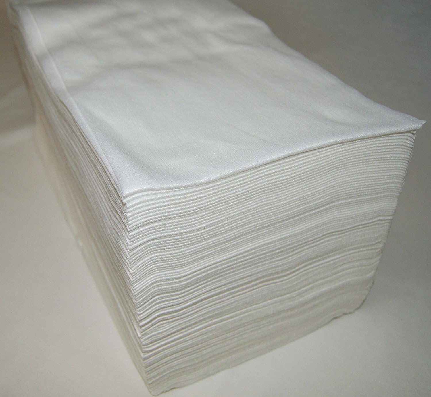 Lot de 800 serviettes en 8 paquets jetables en tissu spunlace de 40 x 80 cm Blanc Coifure/Esthétique