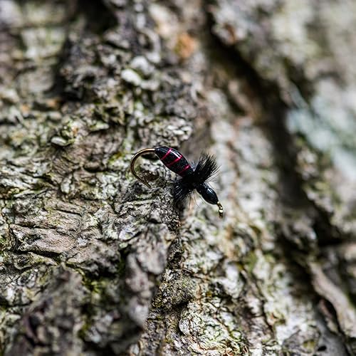 Miniatura 7 de Goture Moscas de pesca con mosca, trucha, moscas, señuelo de pesca con mosca, serpentina ninfa, moscas de camarón minnow para pesca con mosca