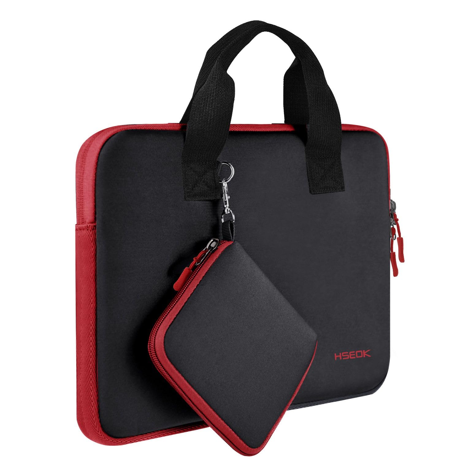 Hseok Laptop Sleeve 14 inch Case with Small Pouch, Neoprene Computer Bag Compatible with MacBook Pro 14" M4/M3/M2/M1 2025-2021, MacBook Air/Pro 13"