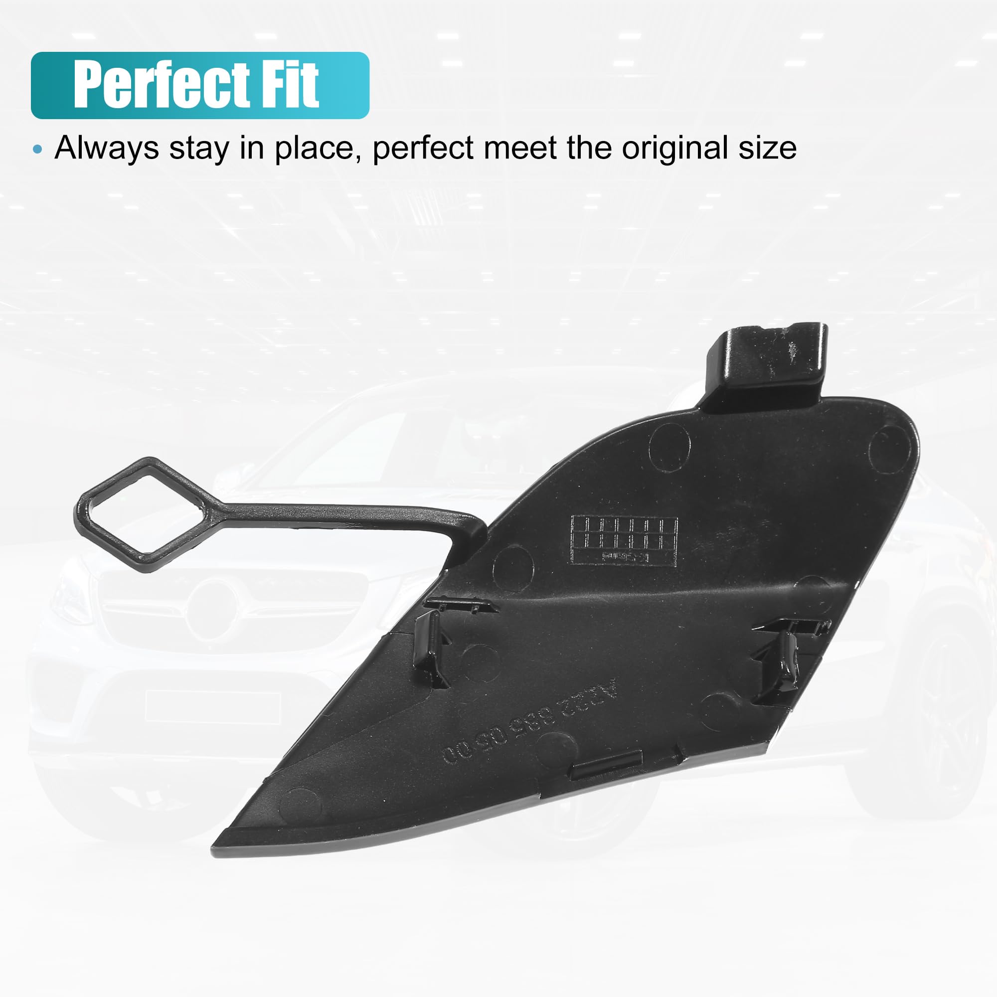 Amazon.com: uxcell Front Bumper Tow Hook Cover Towing Eye Cap for
