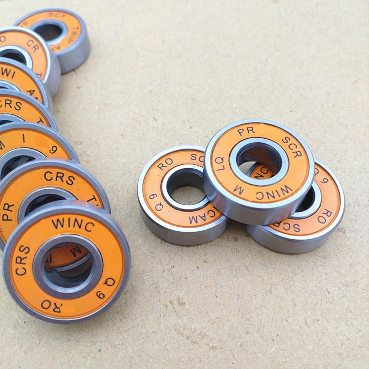 6-Pack 110mm Outdoor Inline Speed Skate Wheels 100mm Inline Skate Wheels 110mm Inline Skate Replacement Wheels 88A for Smooth and Fast with ABEC-11 Bearings (110mm)