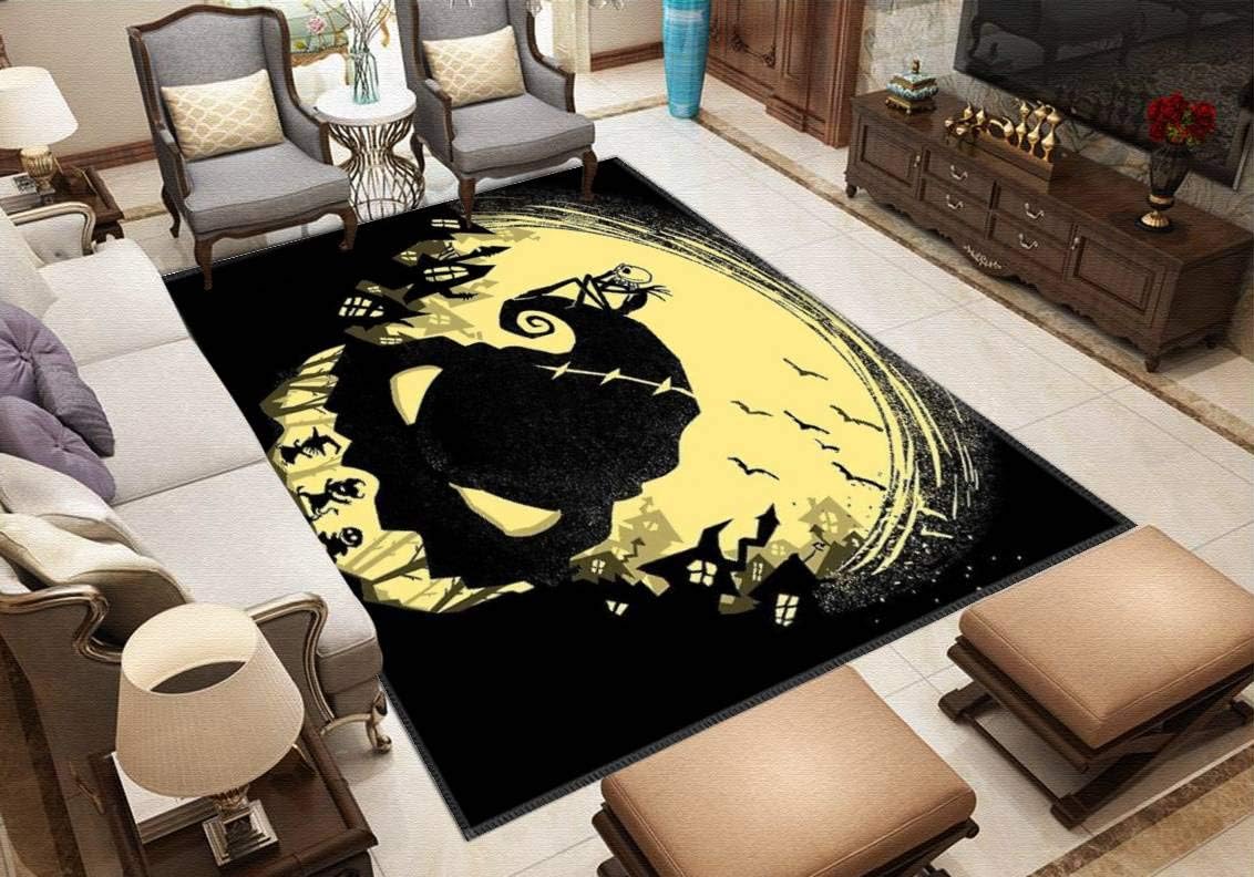 Jack's Nightmare Area Rugs Non-Slip Floor Mat Doormats Home Runner Rug Carpet for Bedroom Indoor Outdoor Kids Play Mat Nursery Throw 60x39inch