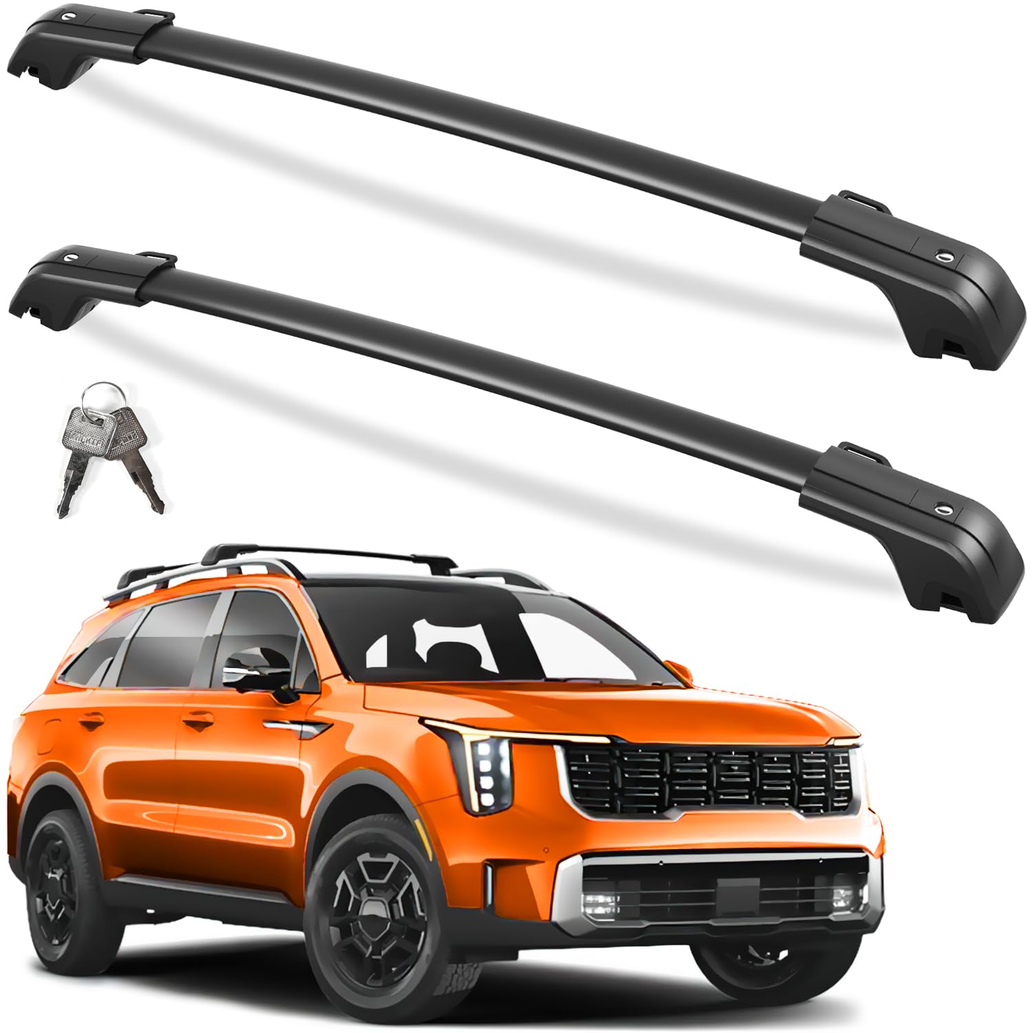 KINGGERI Roof Rack Cross Bars (Kia Sorento X-Line)