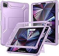 Vista 8 de Soke Funda para iPad Pro de 11 pulgadas 2022/2021/2020/2018/iPad Air de 5ª/4ª generación, protector de pantalla integrado - Compatible con carga