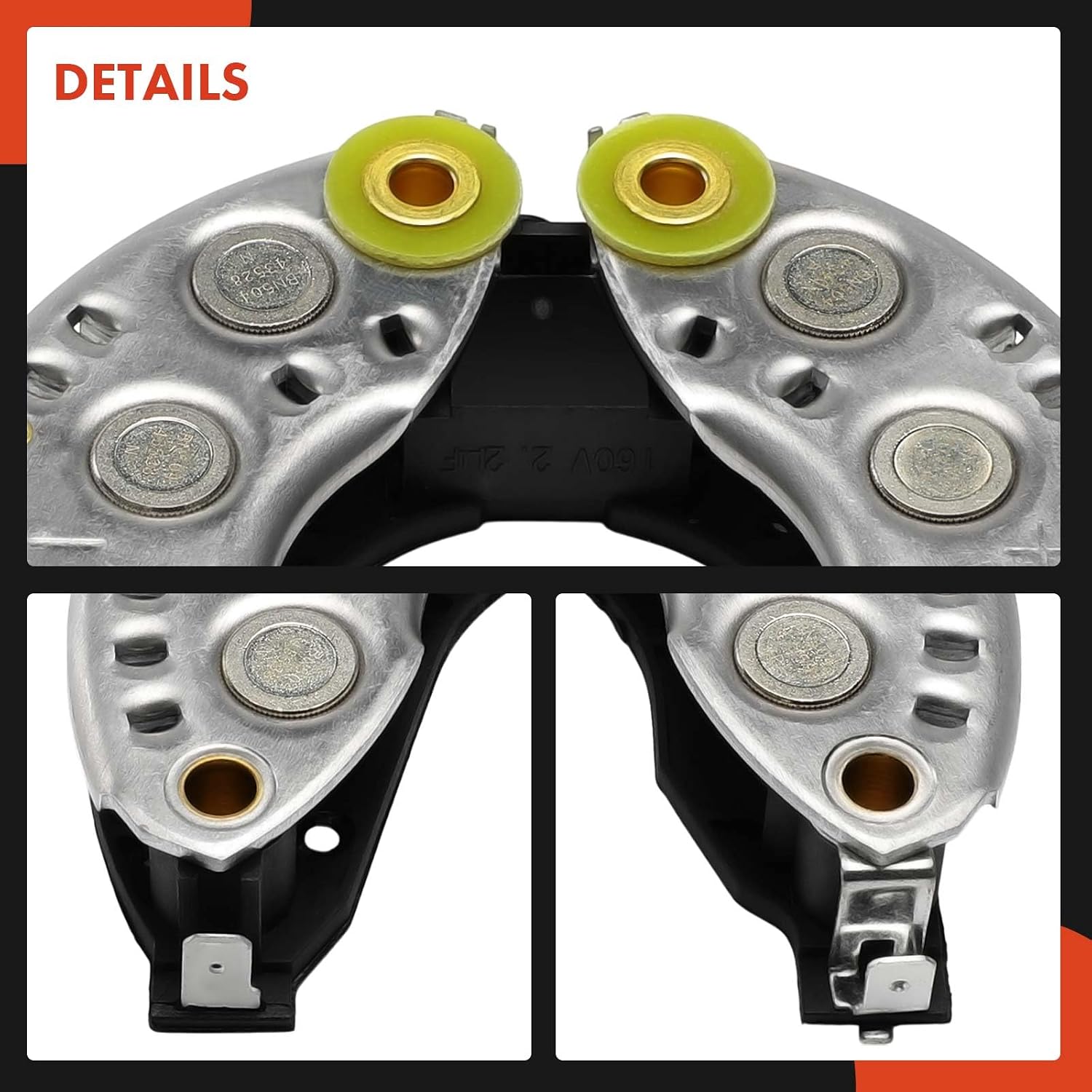 A-Premium Alternator Rectifier Compatible with Porsche