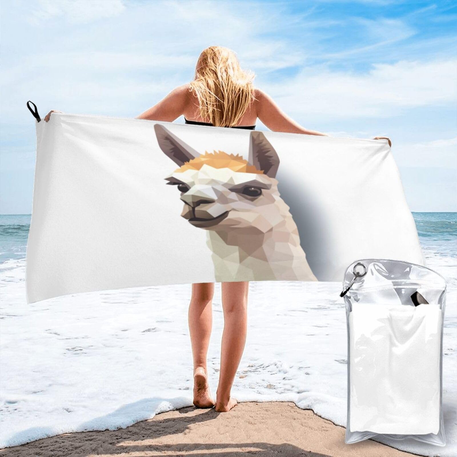 Serviette de plage et de randonnée au séchage rapide pour le yoga