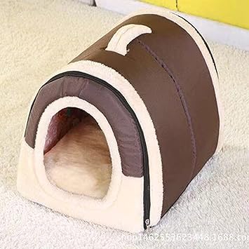 Amazon ペットハウス 取り外し ブラウン 洗える ポータブル 猫ベッド ドーム型猫 Xl 犬ハウス ペットマット 内犬小屋 室内犬用小屋 ペットベッド ドーム 夏 犬 オールシーズン 犬猫用 寝台 休憩所 ひんやり ペット用品 イノヤ キャットタワー ベッド マット 通販