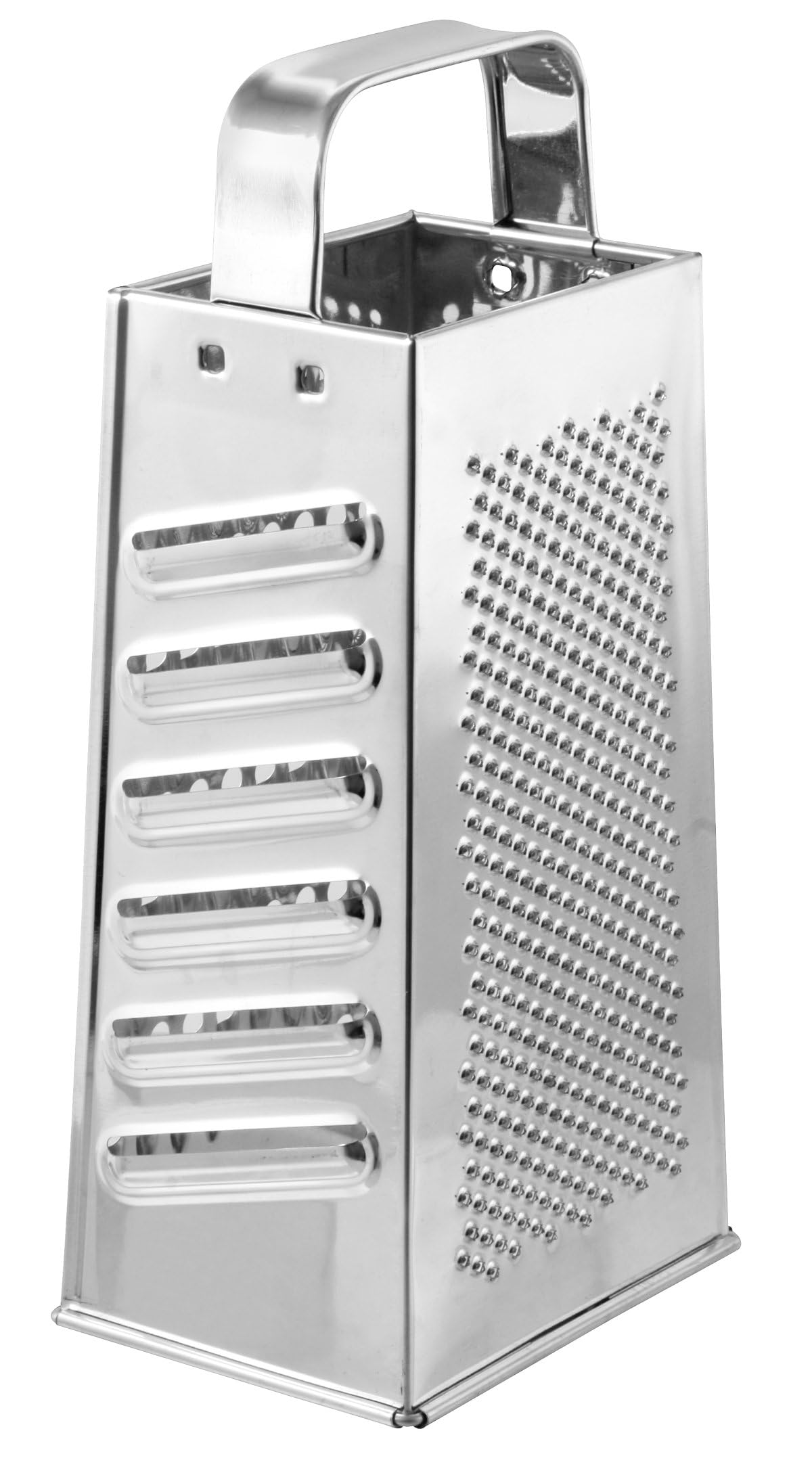 Fackelmann Universal Grater, 4 Sided, Tin Plate, 23x8x10.5cm, Silver
