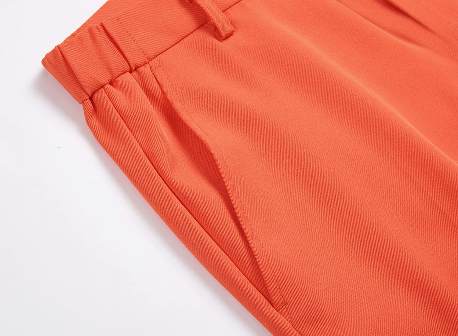 Snapklik.com : Orange Pants Men, Ankle Chinos Tapered Pantalon De ...
