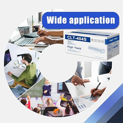 Miniatura 5 de MOLI - Paquete de 1 cartucho de tóner amarillo CLT-Y404S Y404S compatible para Samsung CLT-Y404S 404S Toner para Xpress C430W C430 C43x C480FW