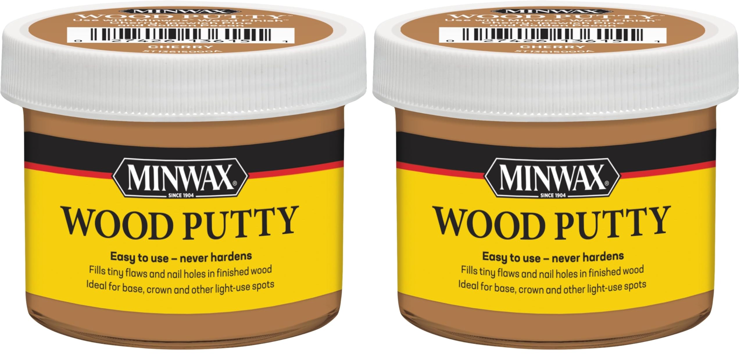 Minwax Wood Putty, Cherry, 3.75 oz. (Pack of 2)