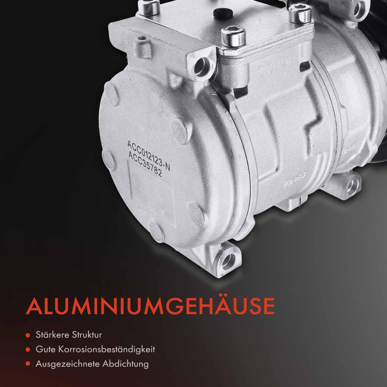 BESTPRICE Klimakompressor Frankberg Klimaanlagen Kompressor Klimakompressor Mit Kupplung Diesel Kompatibel Mit Zafira Tourer C P12 Astra J P10 Cascada W13 Replace# 13414017, Inkl. Öl Vorbereift Klimakompressor Opel