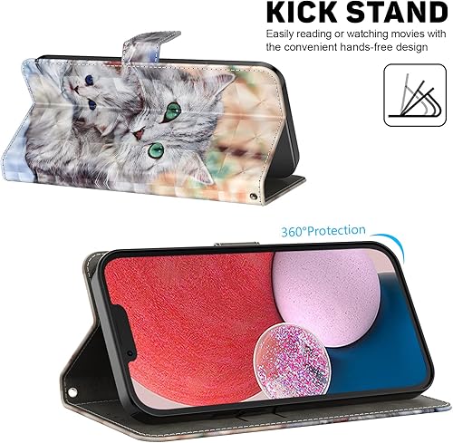 Miniatura 10 de Funda para Moto G Stylus 5G 2023, funda para teléfono Moto G Stylus 5G 2023, cartera con tapa, bonita funda de piel sintética 3D con ranuras para