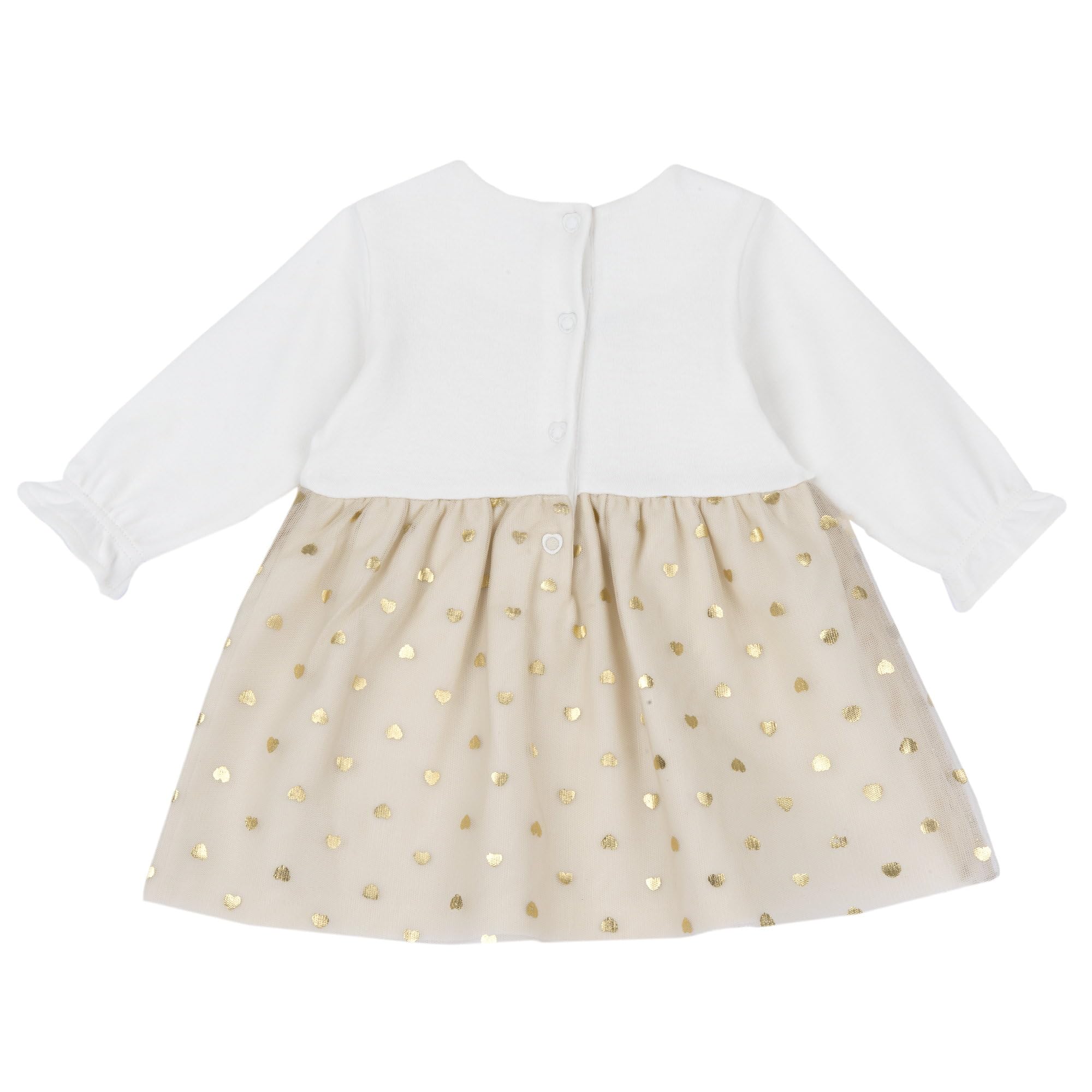 Chicco, Vestito Neonata a Maniche Lunghe, in Morbido Tessuto, Lavabile in Lavatrice, Abbigliamento Neonata 0-24 Mesi, Designed in Italy