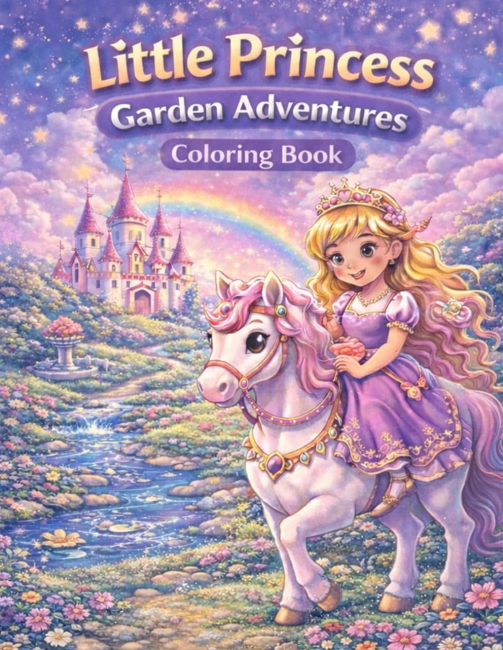 Little Princess Garden Adventures: Coloring Book-Exploring themes of Kindness, Courage and Imagination
