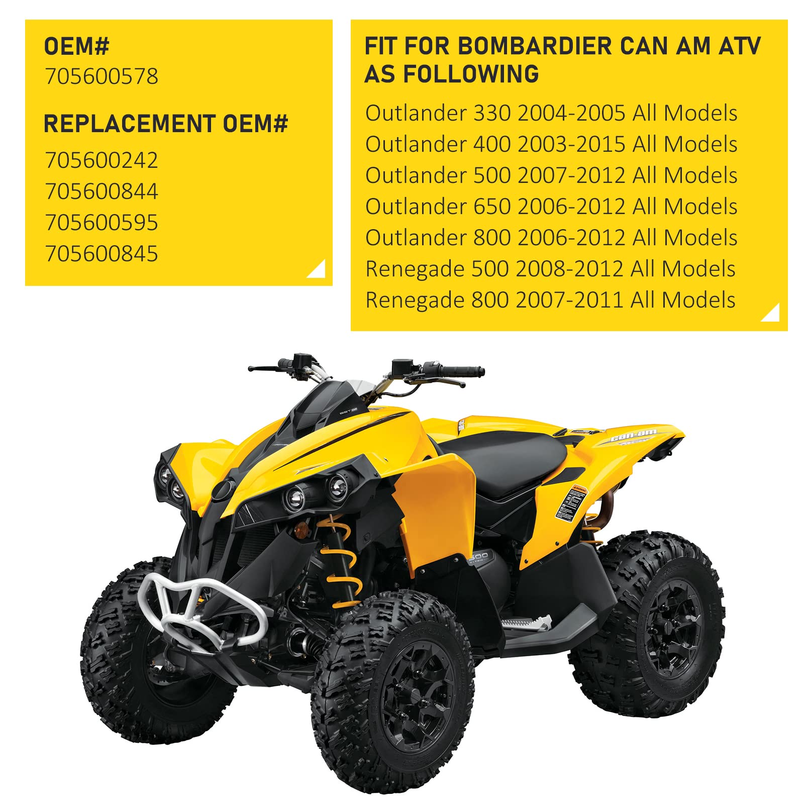 Kit Distribución Can Am Outlander 450 500 570 650 2013-2023 | Meses Sin Interés - Foto 3