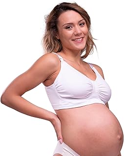 Carri-Gel Sujetador de Lactancia Maternidad, Color: Blanco, Negro, Honey & Blackcheck, S-XL