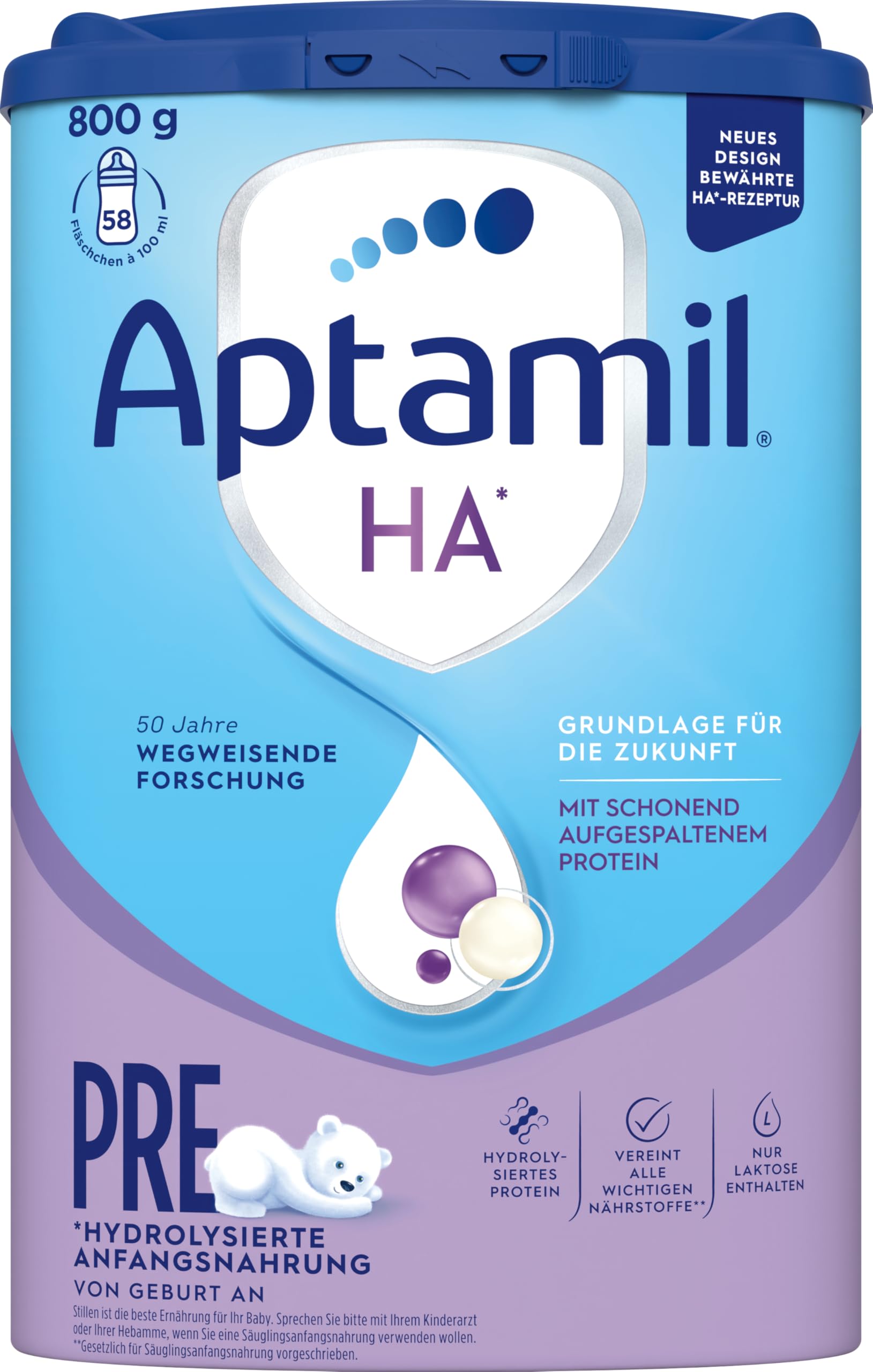 Aptamil HA PRE početna mliječna formula, 1 x 800 g