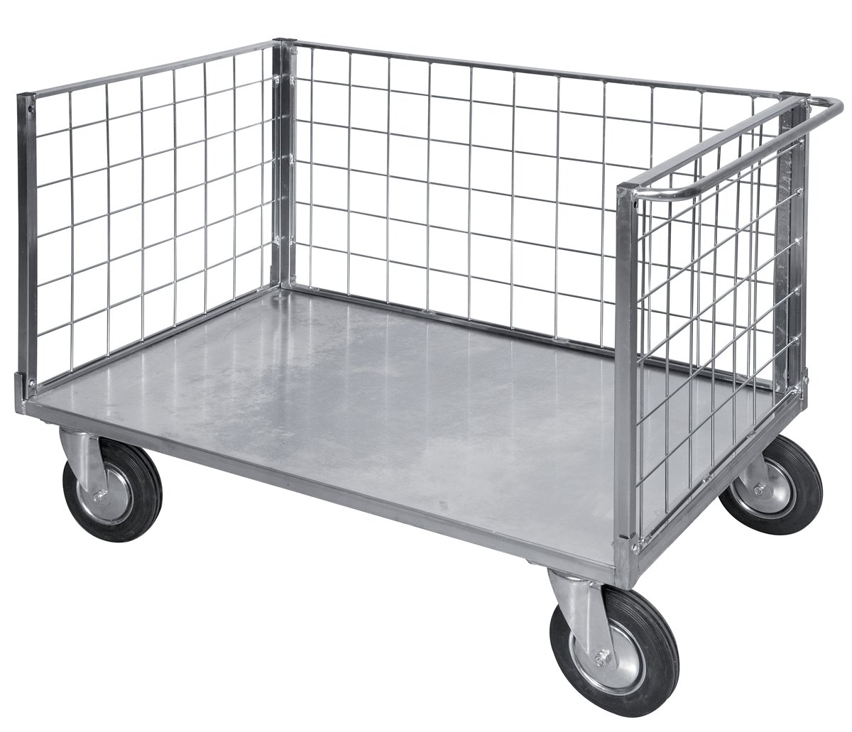 Bestway piscina 200FR Plataforma A 3 laterales de red galvanizada, 2 Ruedas con freno
