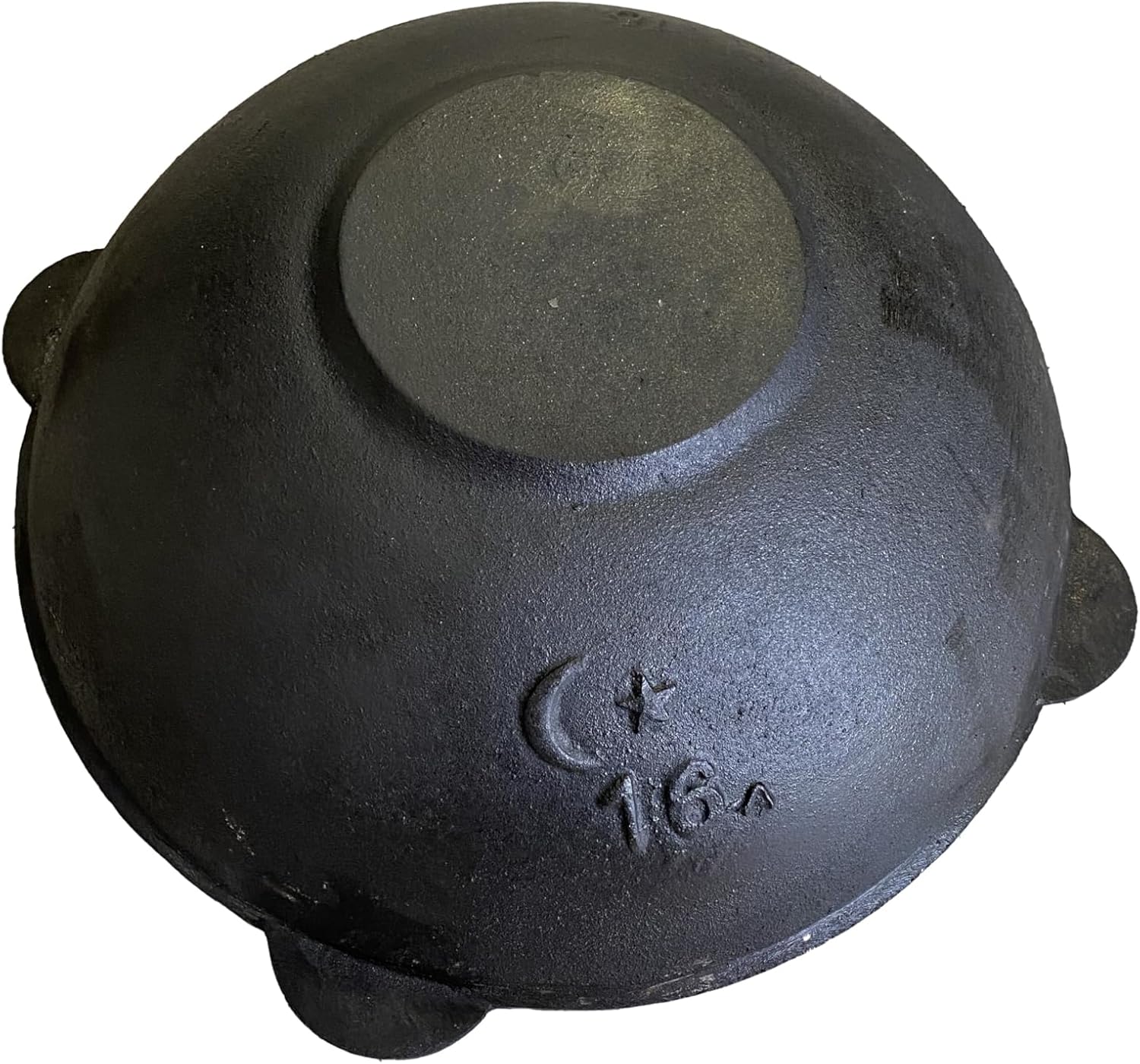 MangalGrills Cast Iron Uzbek Traditional Kazan Cauldron - 6L to 22L - Qozon Qazan Kadai Pilaf Plov Lagman Shorpa (12L-3gal)