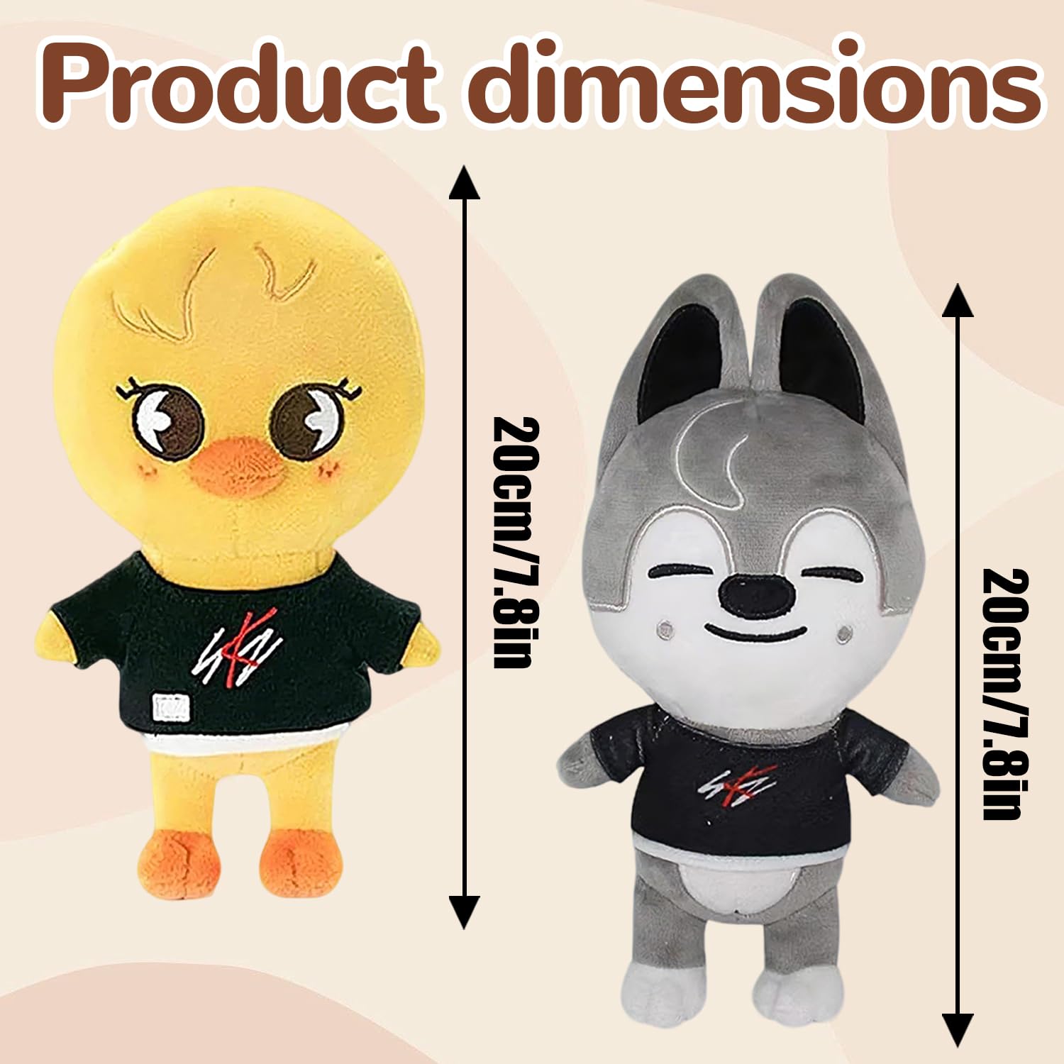 Peluche Stray Kids SKZOO De 20 Cm - Muñeco Suave Y Coleccionable Para Fans Del K-pop