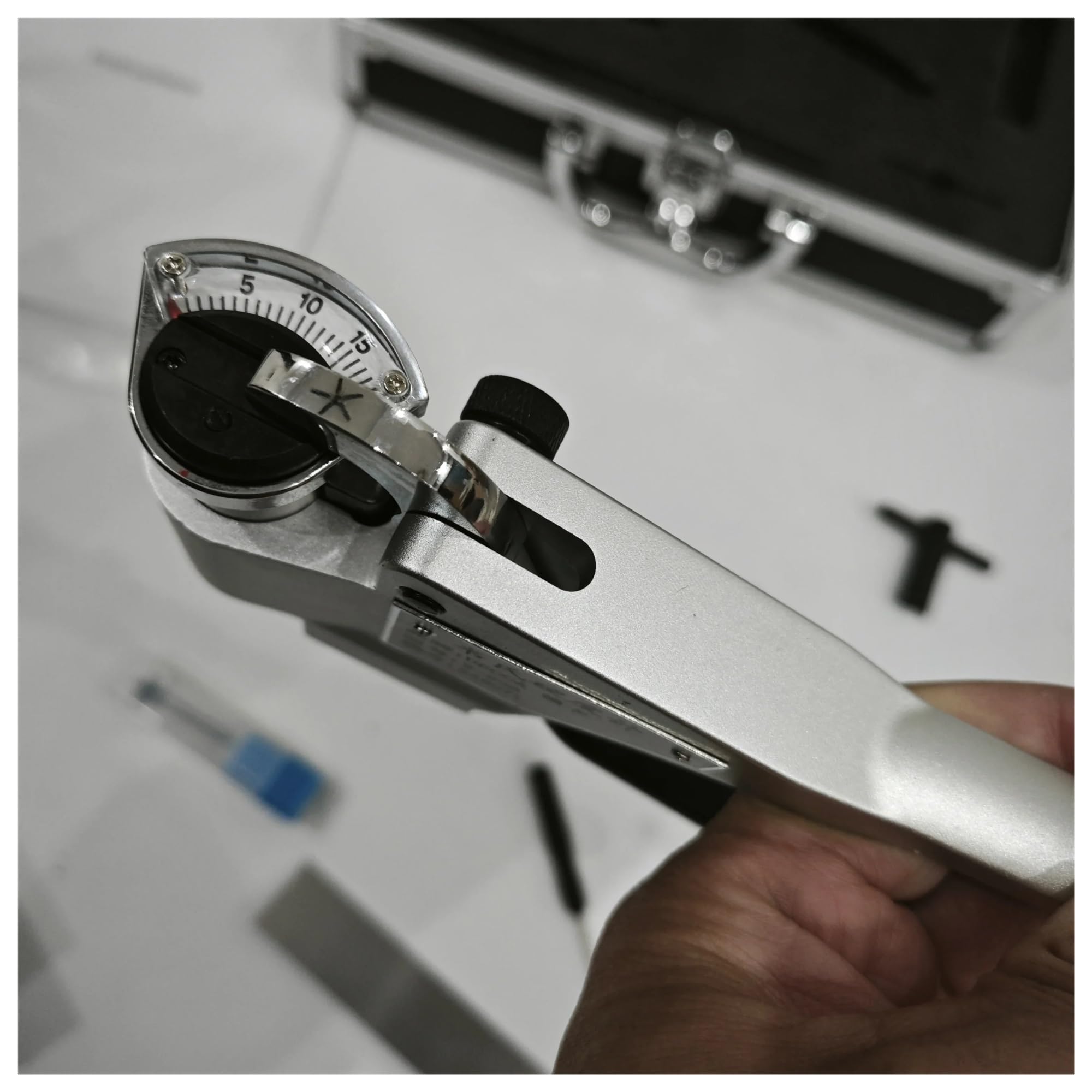 Testeur de dureté, Outil de test dureté portable en alliage d'aluminium et acier inoxydable(.b)
