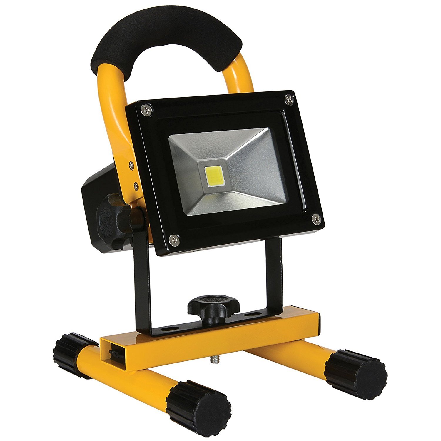 Portable IP65 Waterproof 10W Super Bright COB Type LED Work Light Rechargeable Flood Lights Lamp by Electronix Express
