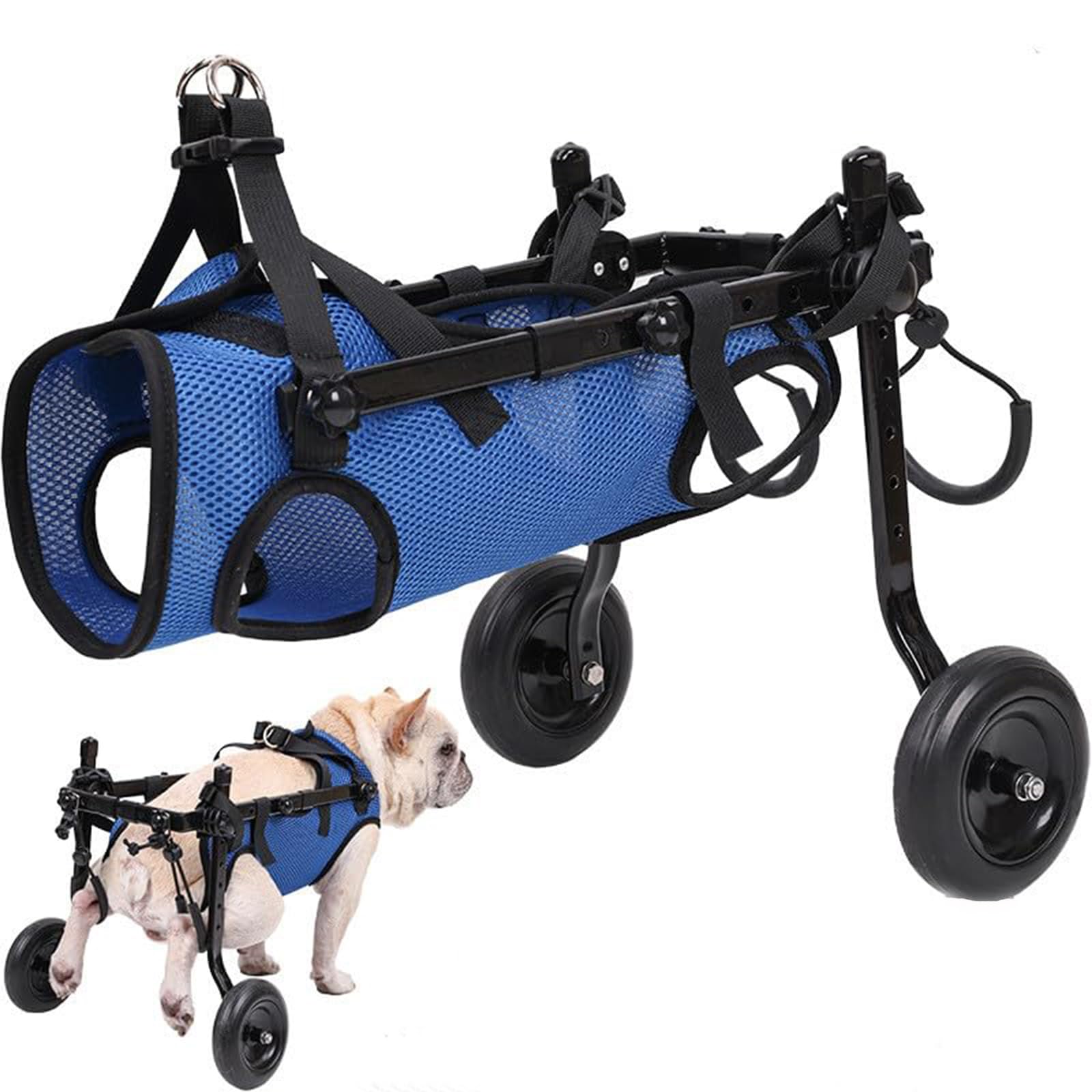 Buy Hekisace Lightwheight Cat&Dog Wheelchair, Adjustable Pets Cart with