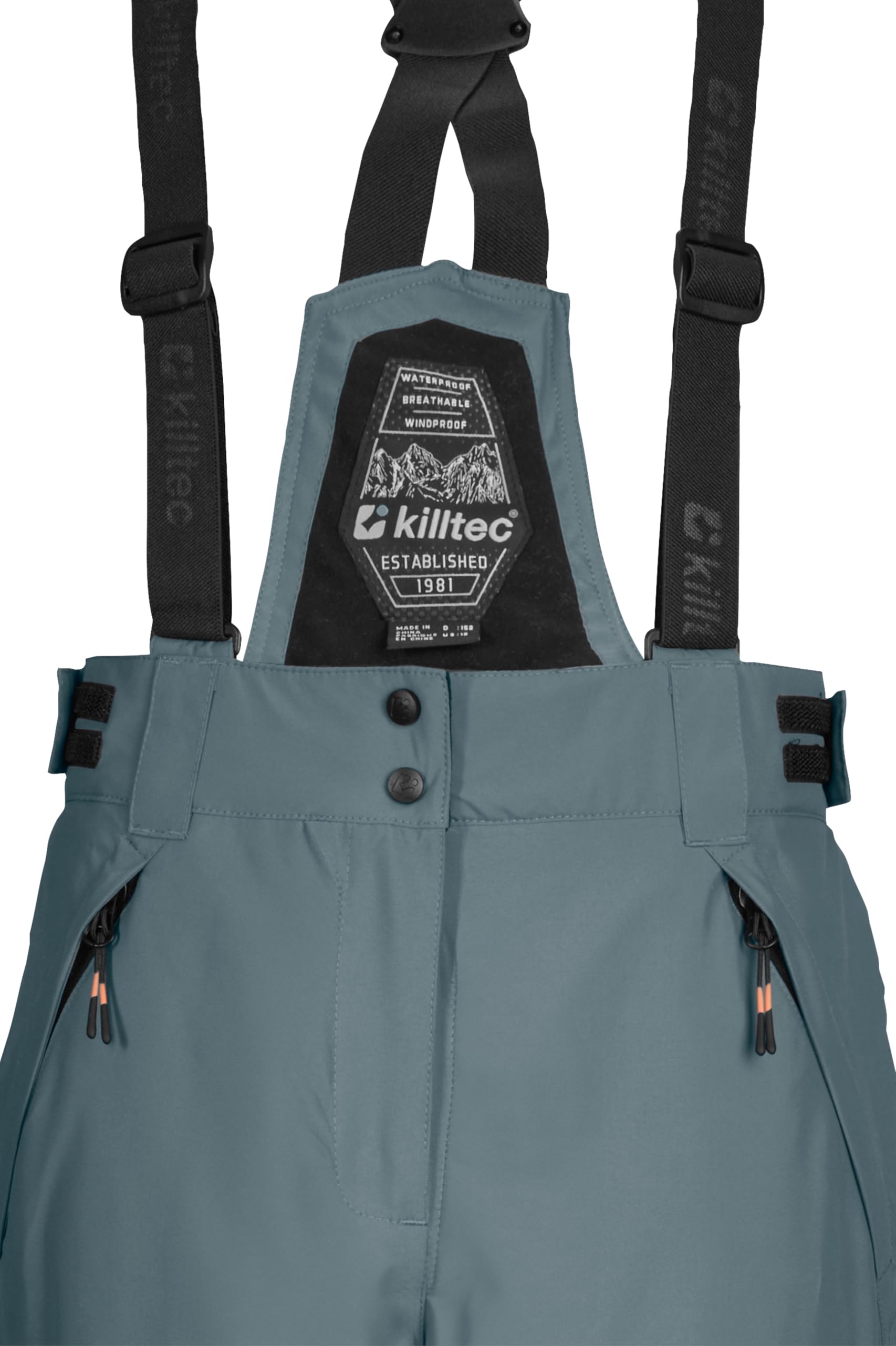 Killtec Jungen Skihose/Funktionshose mit abzippbarem Latz, Schneefang und Kantenschutz Ksw 204 Bys Ski Pnts