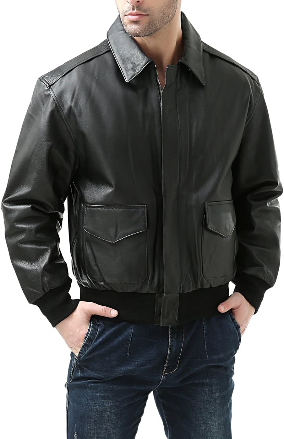 leather a2 jacket