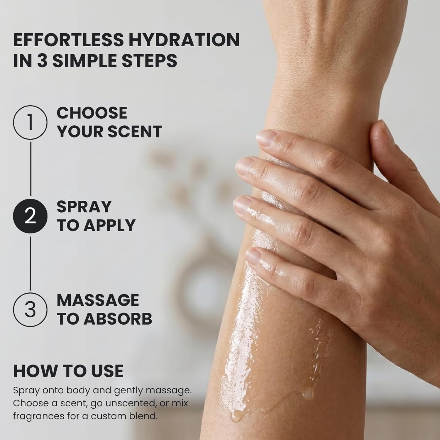 QTICA Oylie Spray On Total Repair Body Oil | Lightweight Spray Oil with Natural Jojoba & Argan Oil for Instant Moisture Smooth Finish Deep Hydration Soft Supple Looking Skin 8.5oz (Coconut Lime)