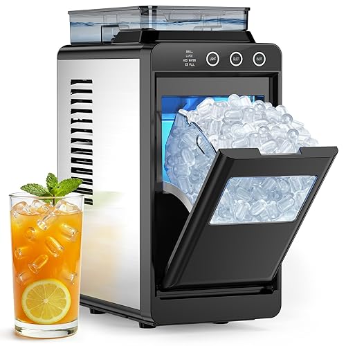 COWSAR Ice Maker Countertop, Portable Ice Machine with External Water