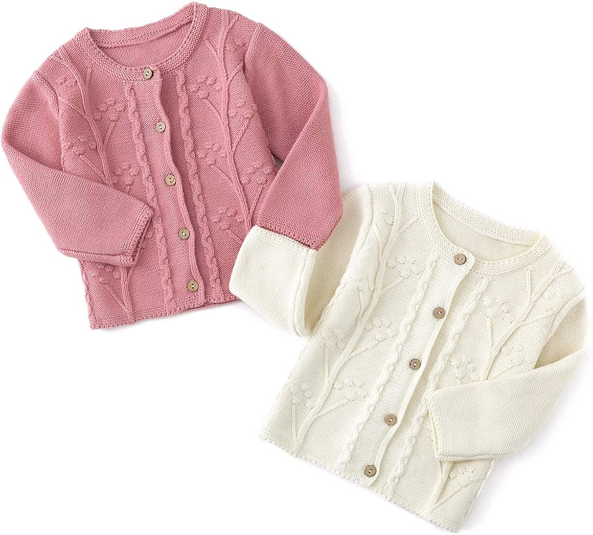 Simplee kids Baby Toddler Girl Fall Winter Cardigan Sweater for 0-24 Months : Clothing, Shoes & Jewelry