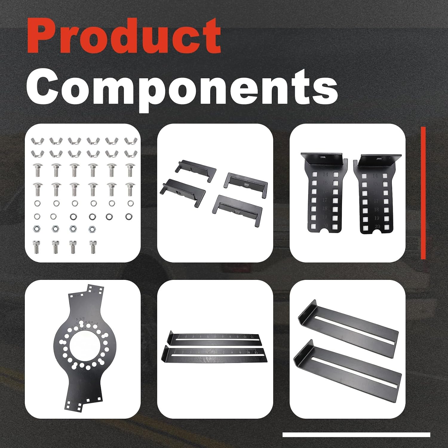 Wheel Fitment Tool Offset Measuring Mockup Tool 5 Lug Wheel Simulator | fit for 14-22 Rims 8-14 Tire Widths 2.5-11.5 Sidewalls 3-12 Clearance