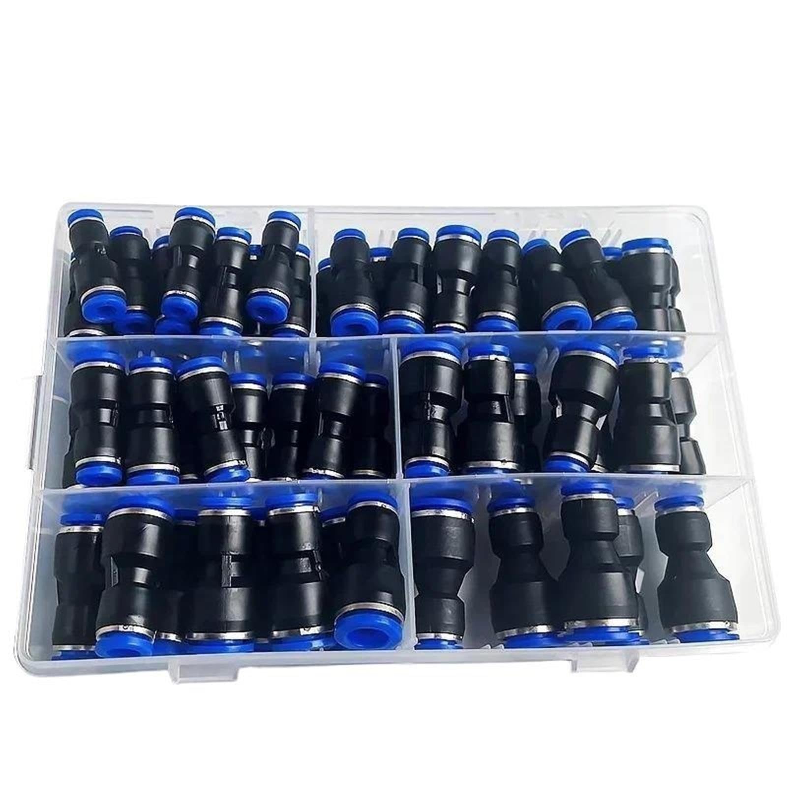 61-teiliges Pneumatik-Montageset, PG-Reduzierstück, Luftschlauch, schnell