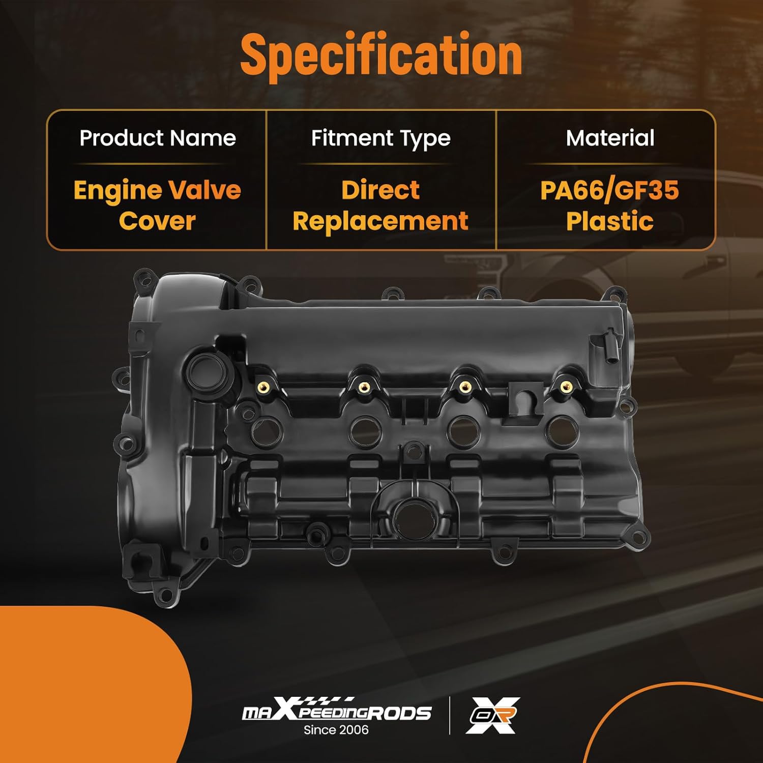 maXpeedingrods Engine Valve Cover for Mazda 3 6 CX-3 CX-5 2011-2019 2.0 SKYACTIV Replace PE0210210 PE0210210A