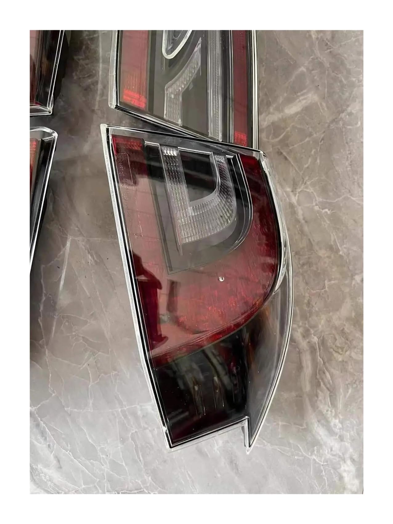 Para Model S Luz Trasera Coche Conjunto Lámpara Estilo Conjuntos Luces Traseras Señal Giro Espejo(Right Inner)