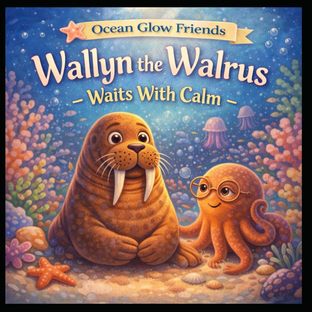 Wallyn the Walrus Waits With Calm (Ocean Glow Friends)