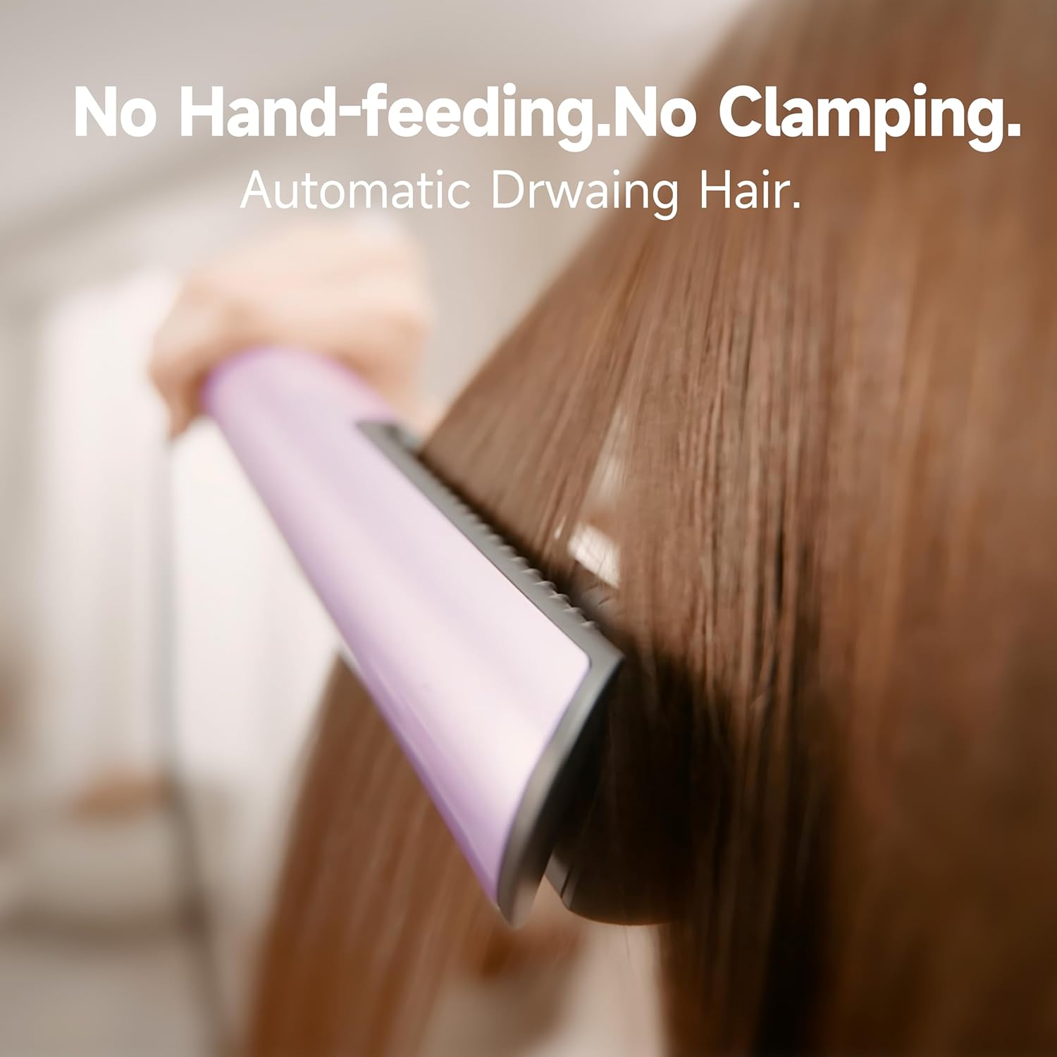 JELLYFISH Air Gap Dryer, Blow Dryer Brush Alternative for Long Hair, Clamp-Free Blowout Styler, Hair Dryer Brush–Inspired Design, Gentle Blow Dry,Air Styling for Healthy Smooth Blowouts,Types 1A–2A - Image 4