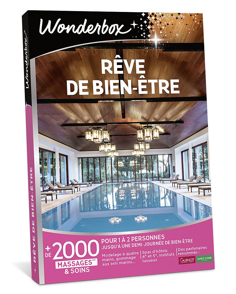 Wonderbox - Rêve De Bien-​être - Coffret Cadeau - Idée Cadeau Relaxation