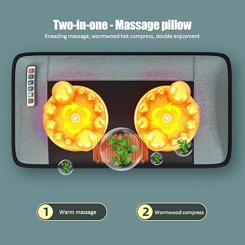 Massage Mattress,Lightweight Whole Body Electric Vibrating Mat | Multifunctional Electric Bed Massager Tool for Neck Back Hip Waist