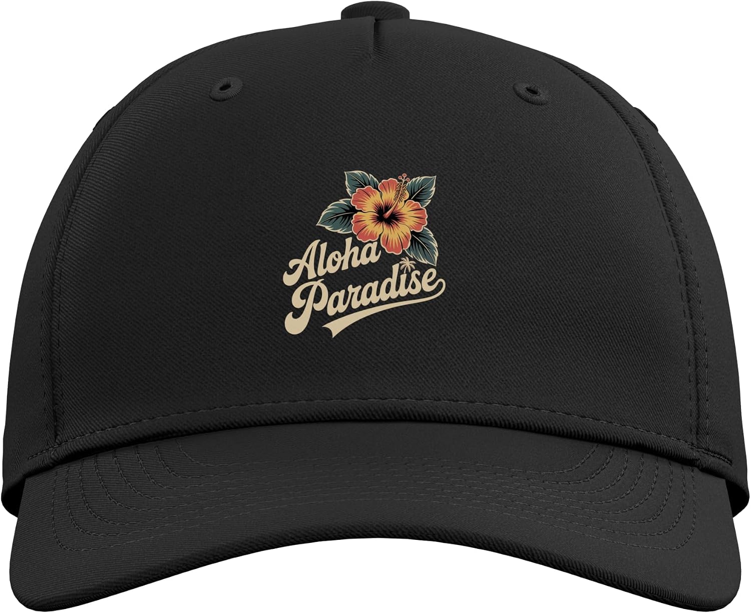 Hawaii Themed Summer Tropical Aloha Paradise Adjustable Baseball Hat image 2