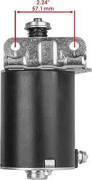 Caltric Starter Compatible with John Deere E120 E130 E140 E150 E160 E170 MIA13038 / 15 Teeth Steel Gear