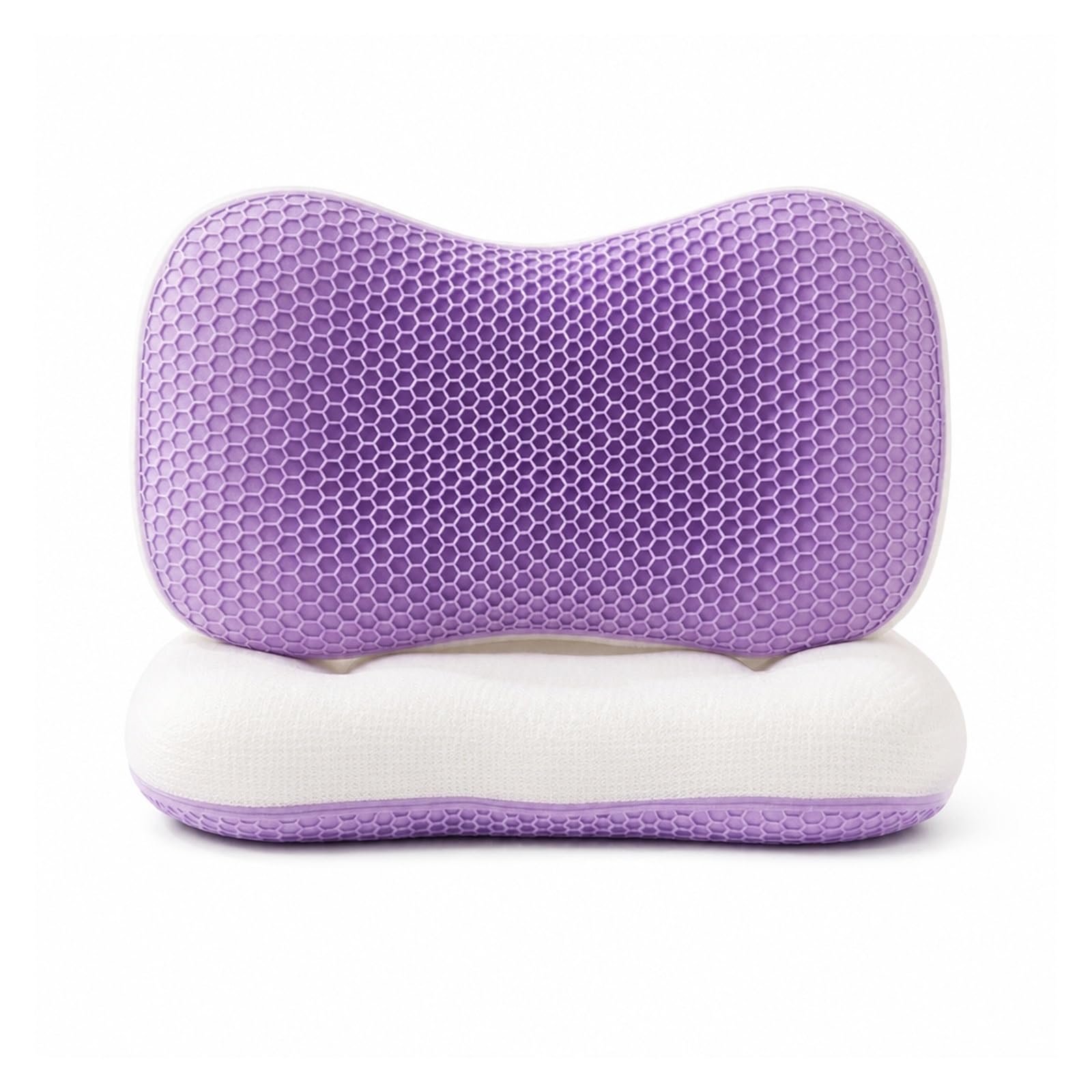 AMRTTWY Honeycomb Pillow, Pectin Feather Silk Pillow,Gel Cushion
