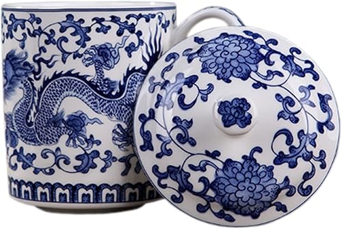 Miniatura 2 de Práctico sistema de elaboración de té chino gongfu en hebras y de café, para uso doméstico, en viajes y en la oficina, de porcelana de hueso, taza