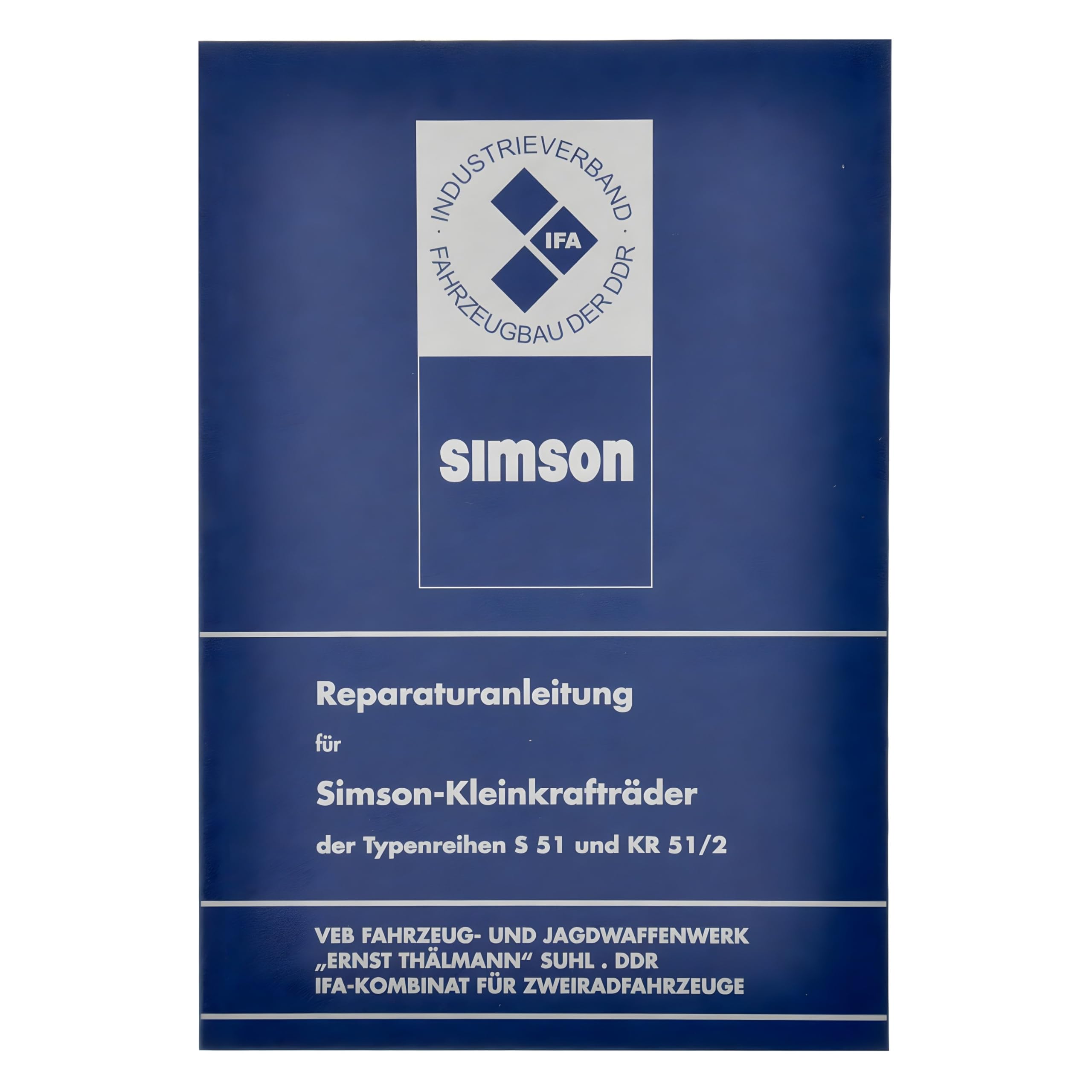 Reparaturanleitung für S51, Schwalbe KR51/2 - ohne Schaltpläne