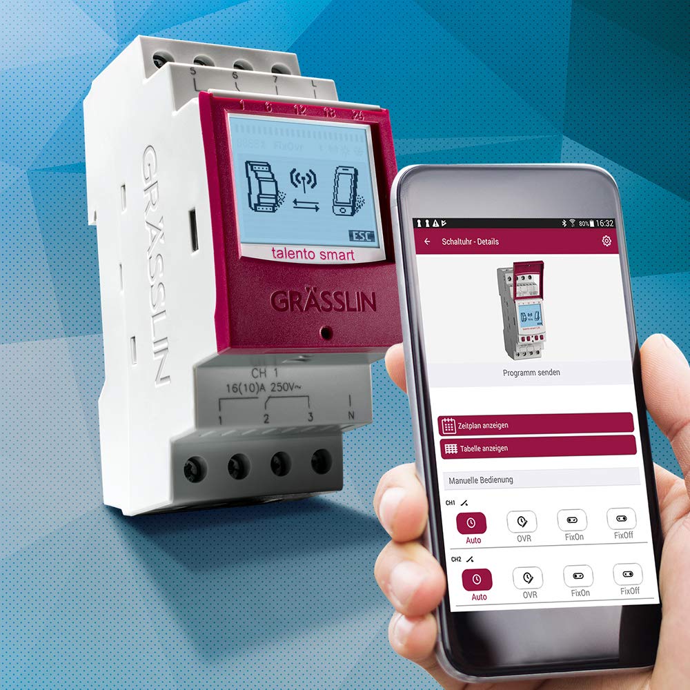 Interruptor Programable Programador Horario Digital Grässlin