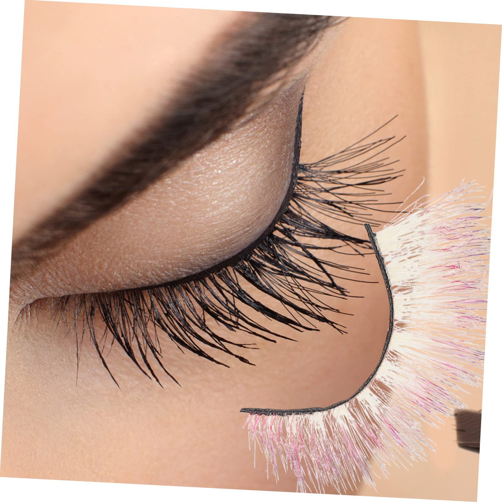 Healeved 4 Set Di Ciglia Finte A Lunghezza Intera Extension Per Ciglia Soffici 3d Look Per Donne Per Trucco Da Sfilata Di Moda 5 Paia*4