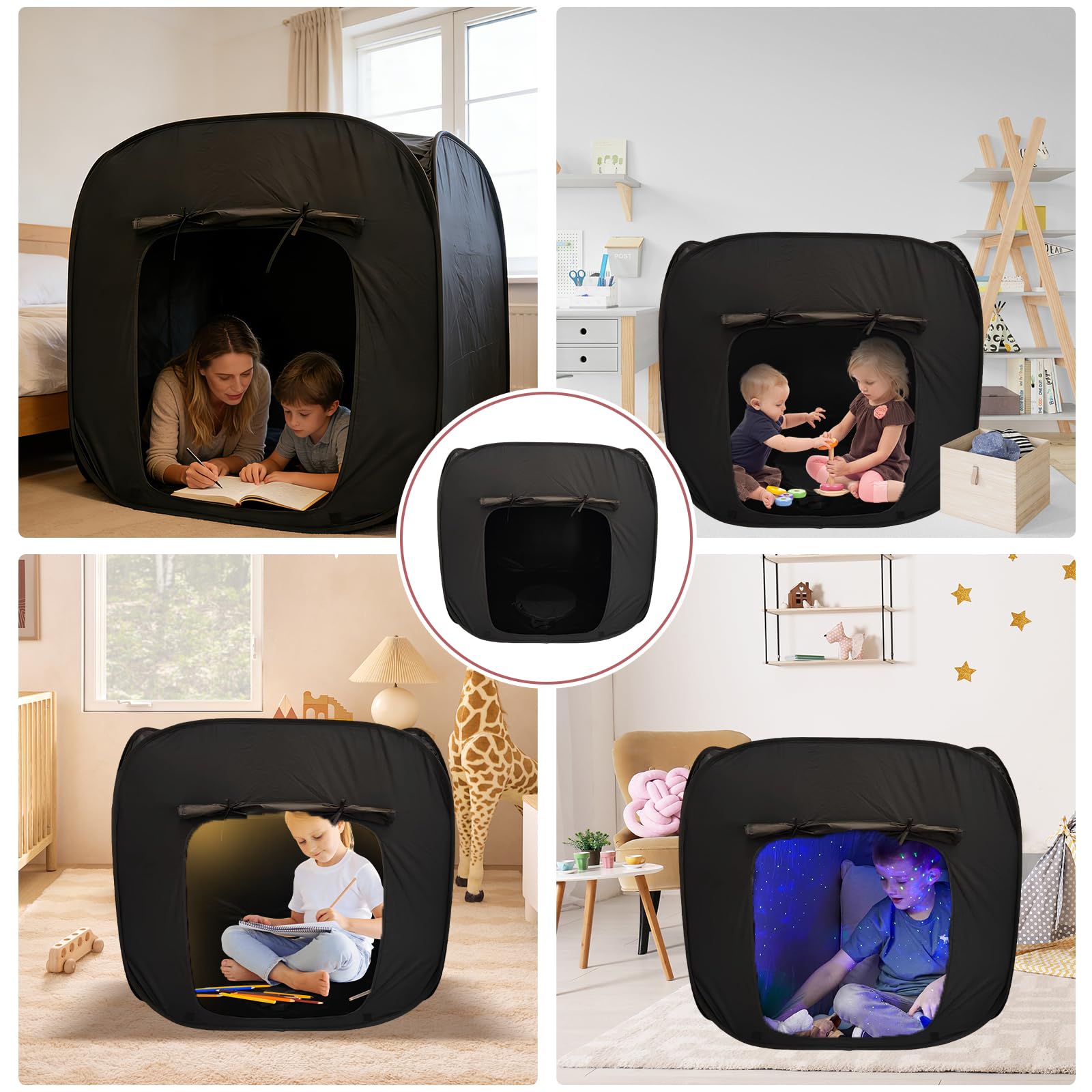 Sensory Tent, Black - Image 4
