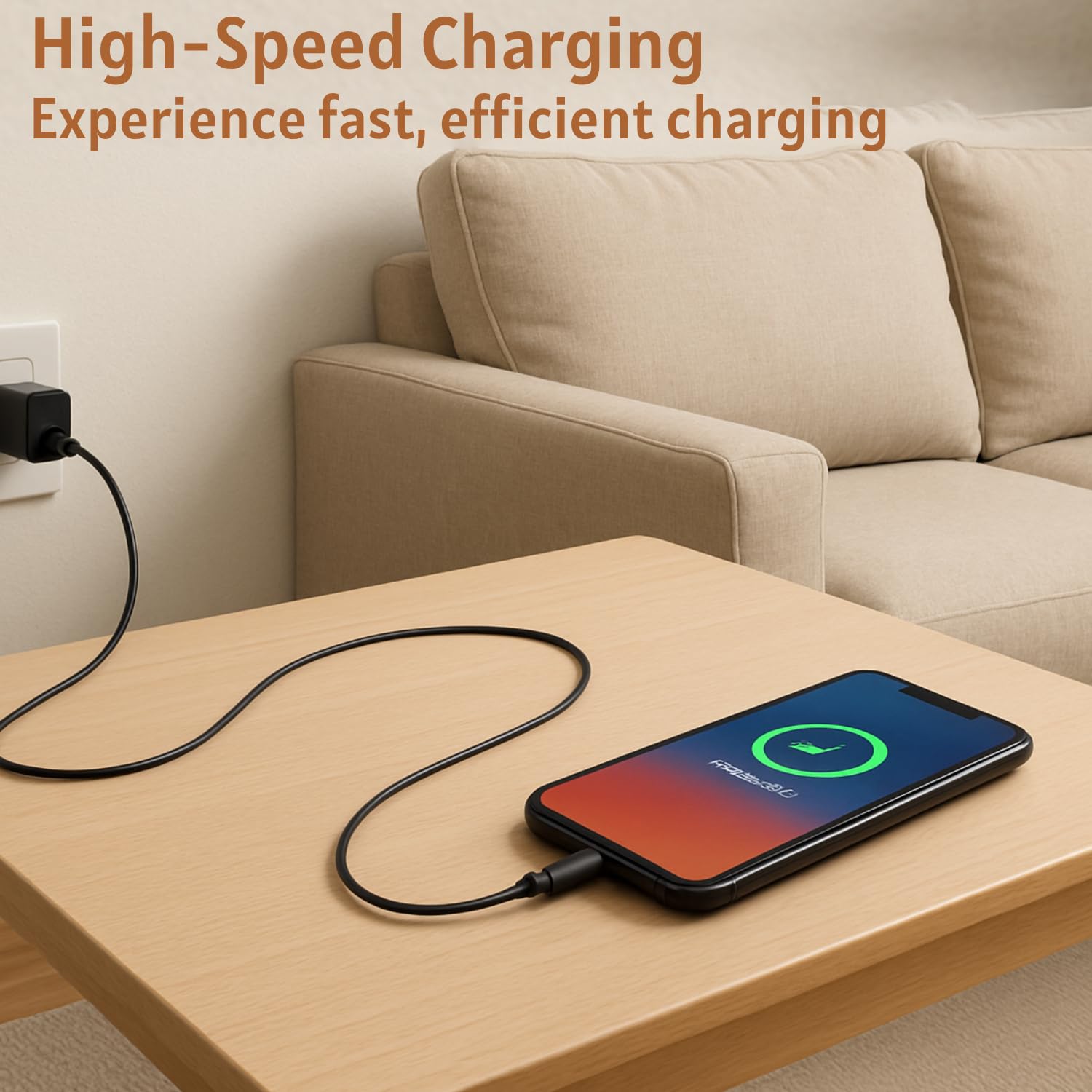45W USB Type C to C Fast Charging Cable Compatible with Samsung S25/S24/S24 /S23/S22/S21(Ultra/Fe) M36/M35/M07/06/05,(S/A/F/M) All Series, High Speed Data Transfer Upto 480 Mbps — Amazon image 5